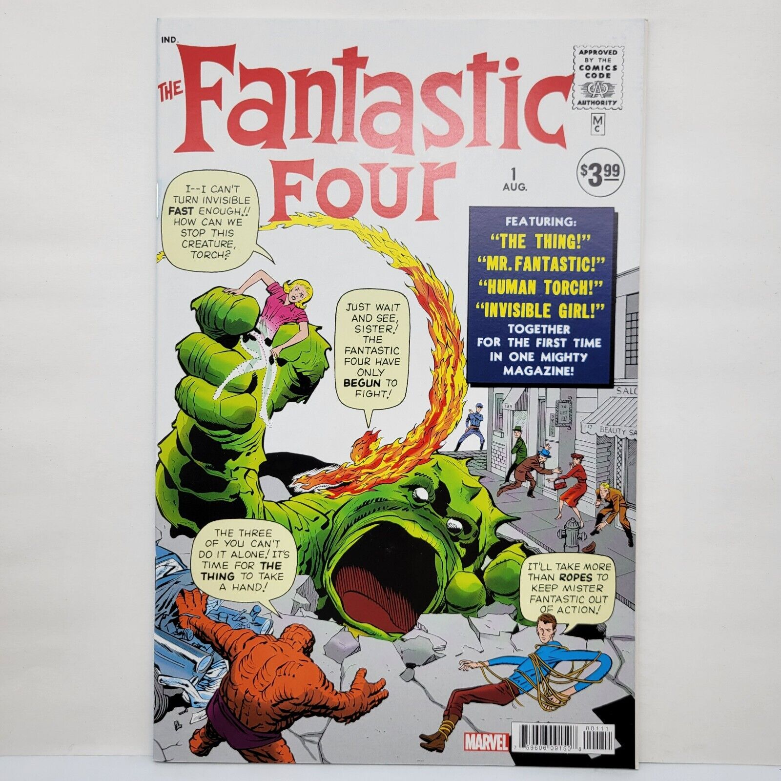 Fantastic Four #1 Facsimile Edition 2018 Stan Lee Jack Kirby MCU 1961 Reprint