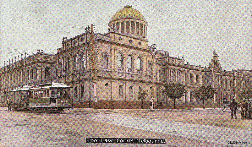 Postcard The Law Courts Melbourne Australia