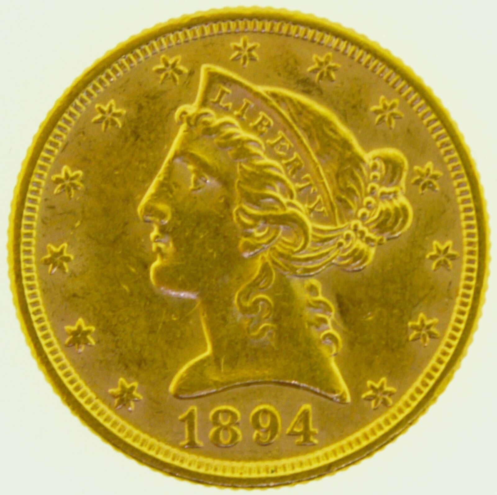 1894 $5 Liberty Head US Gold Coin