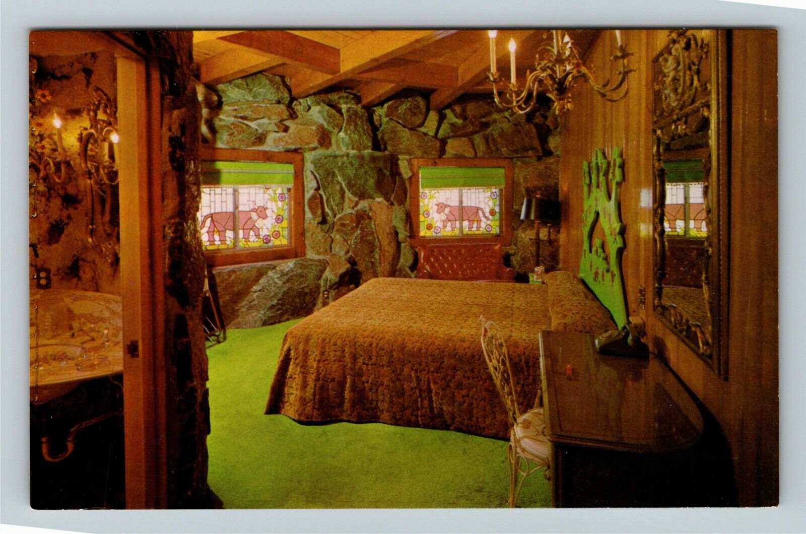 San Luis Obispo CA-California, Madonna Inn, Vintage Postcard