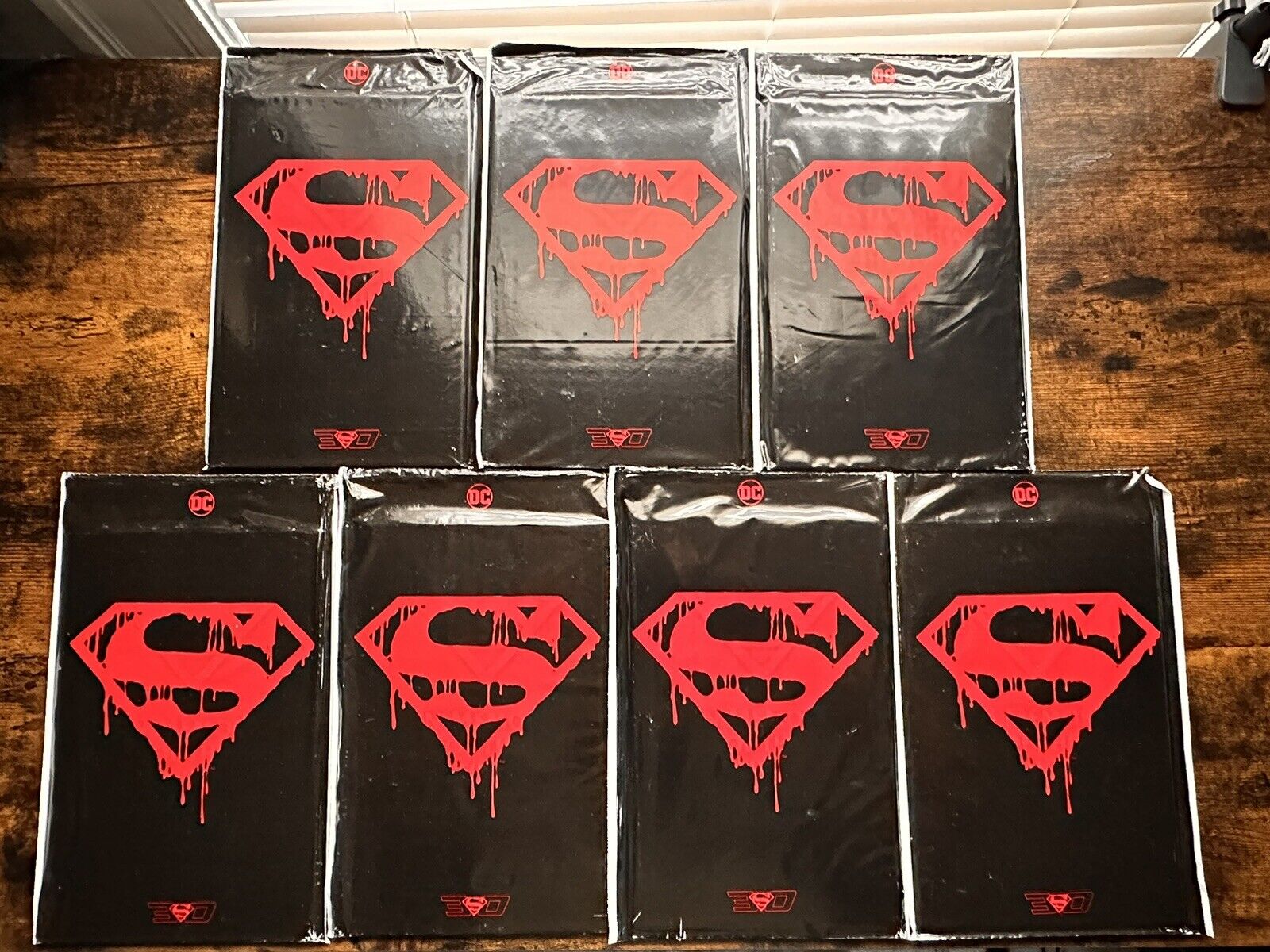 Death of Superman #1 30th anniversary special, Poly Bag, X7 Investor Lot
