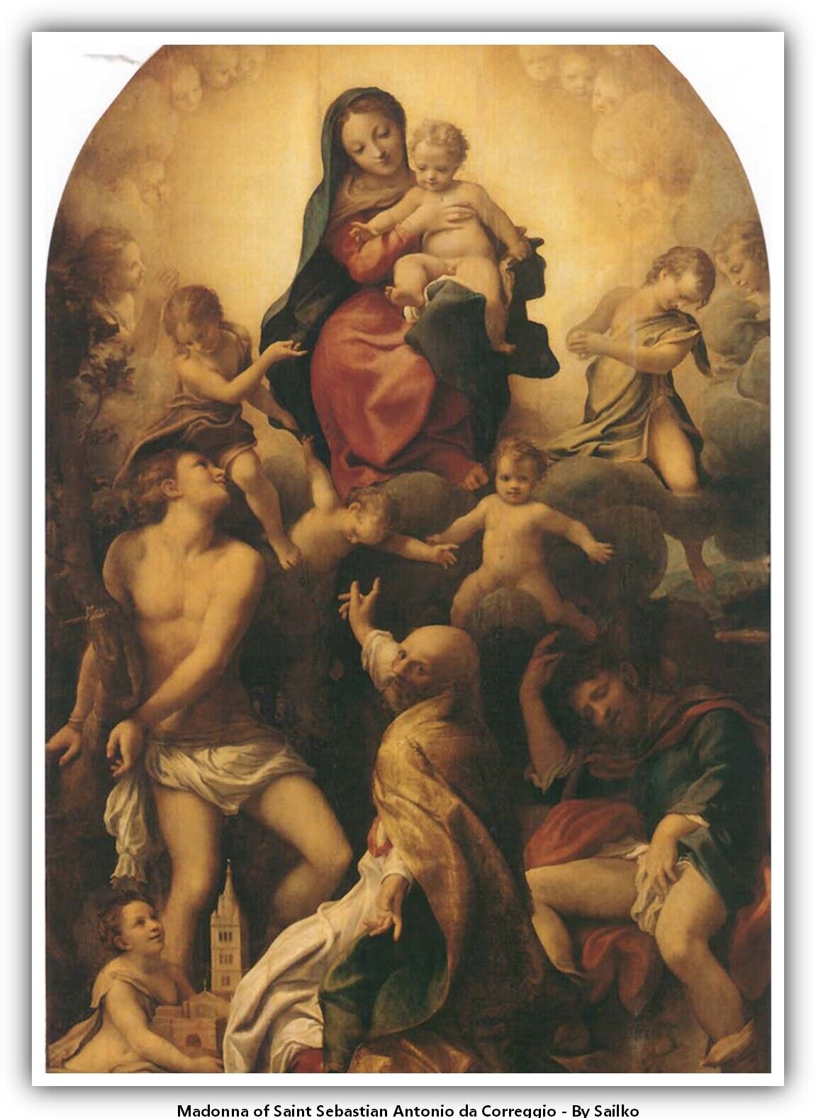 Madonna of Saint Sebastian Antonio da Correggio
