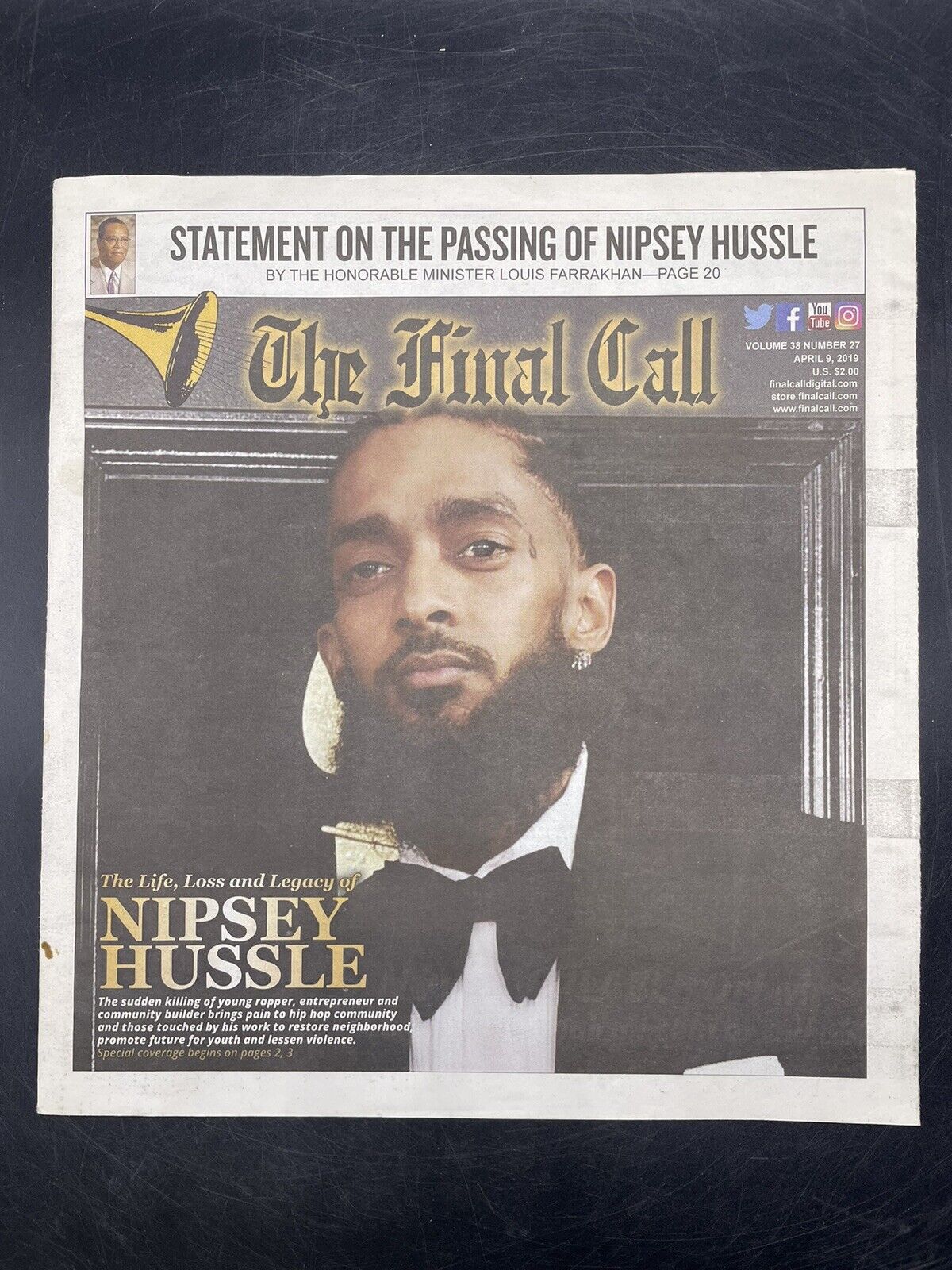 The Final Call Los Angels Newspaper Rapper Nipsey Hussle Hustle Killed Memorial 
