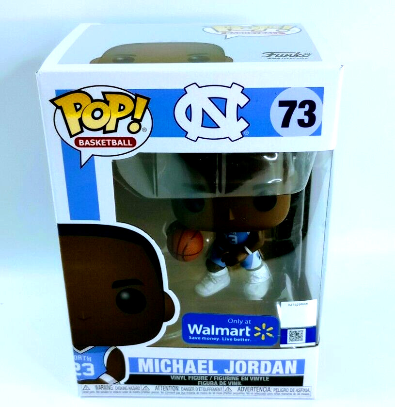 Michael Jordan UNC Home Jersey Pop #73 Walmart Exclusive Funko Pop - Basketball