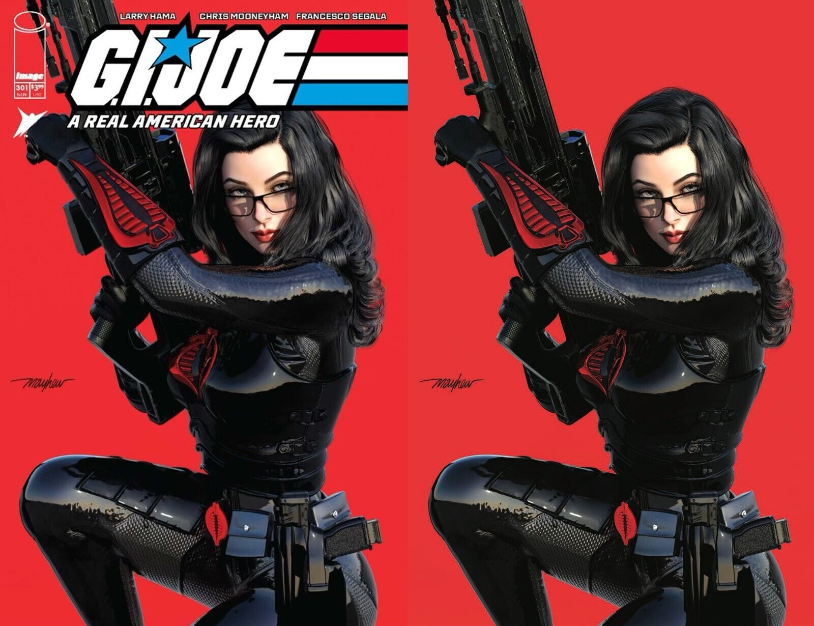 G.I. JOE: A REAL AMERICAN HERO #301 Mike Mayhew Studio Variant Covers A & B  Raw
