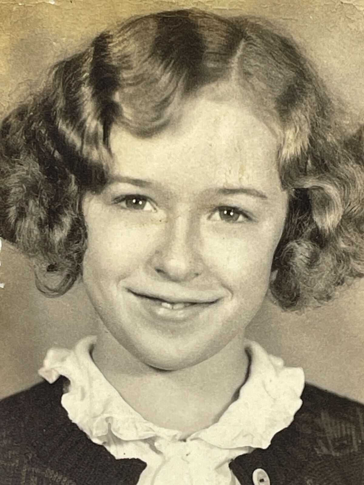VD Photograph Young Woman 1950's Portrait