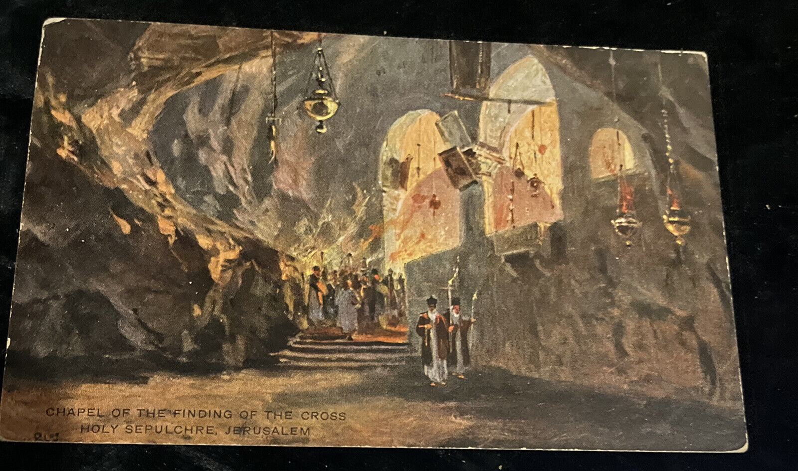 Jerusalem, Israel (Palestine) 1906 Artist Postcard Church Of Holy Sepulcher