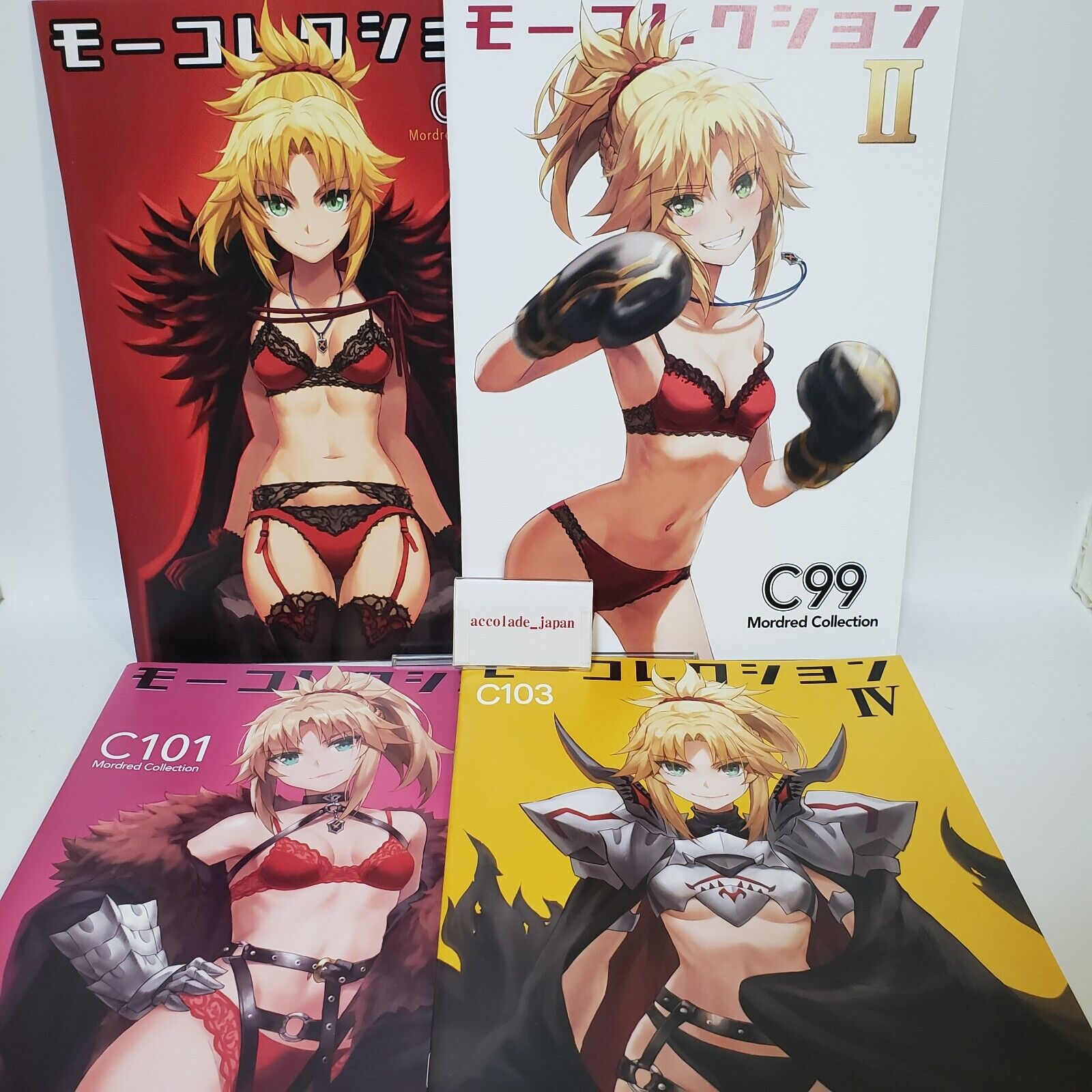 Mordred Collection Vol.1 to 4 Fate/Grand Order Art Book NEET ACADEMIA Tonee