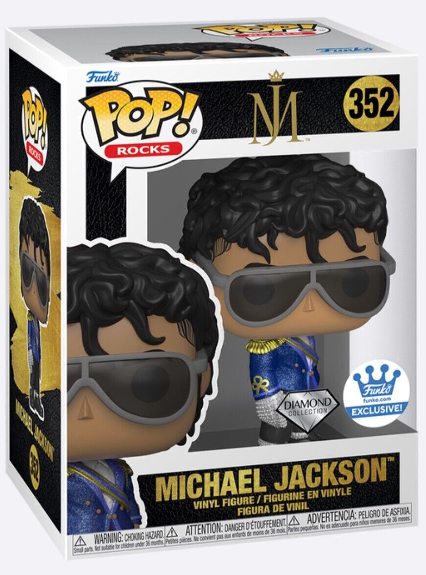 Funko Pop Michael Jackson 1984 Grammys Diamond 2023 Exclusive In Hand New