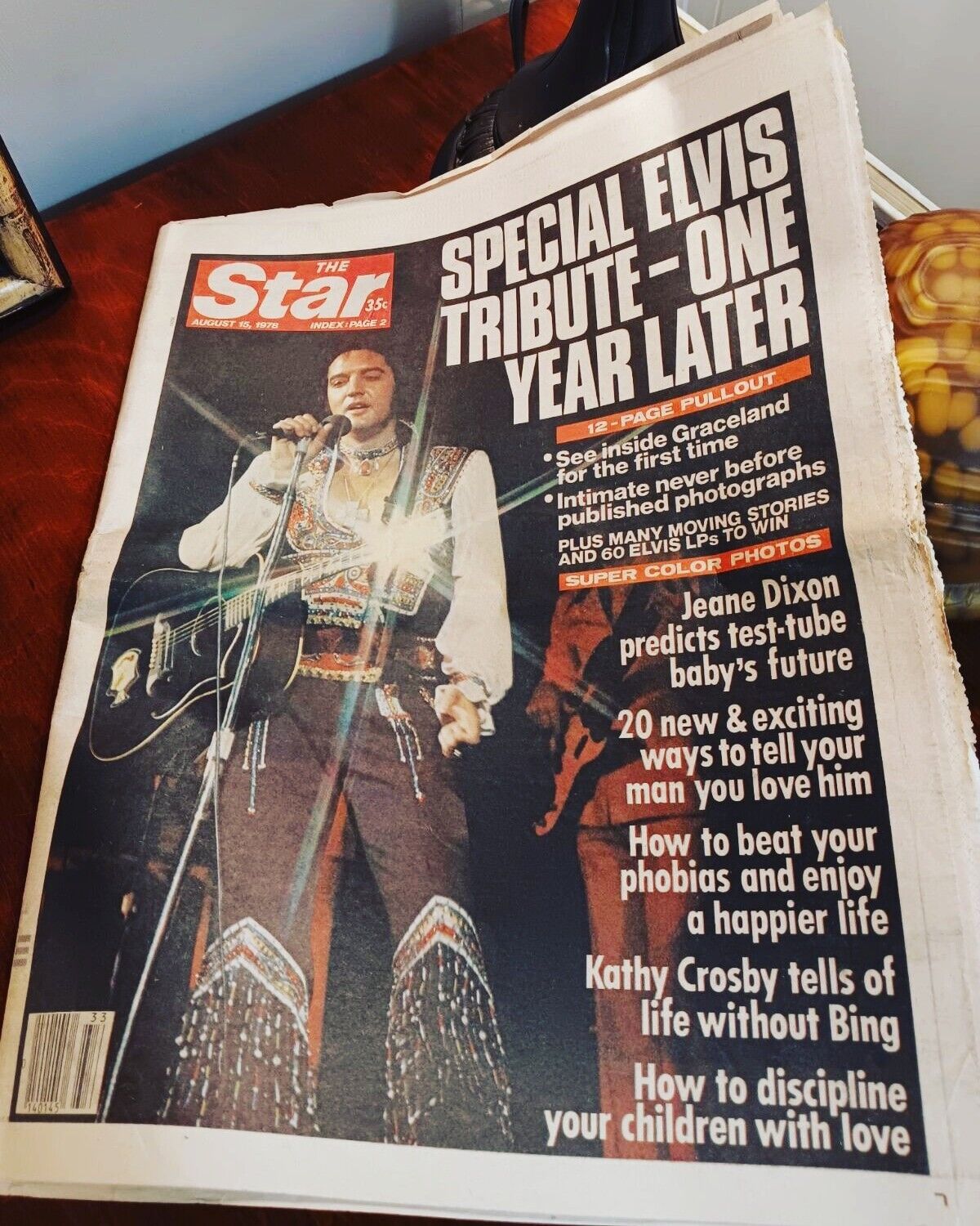 1978 AUGUST 15 THE STAR NEWSPAPER - ELVIS TRIBUTE - ONE YEAR LATER - 