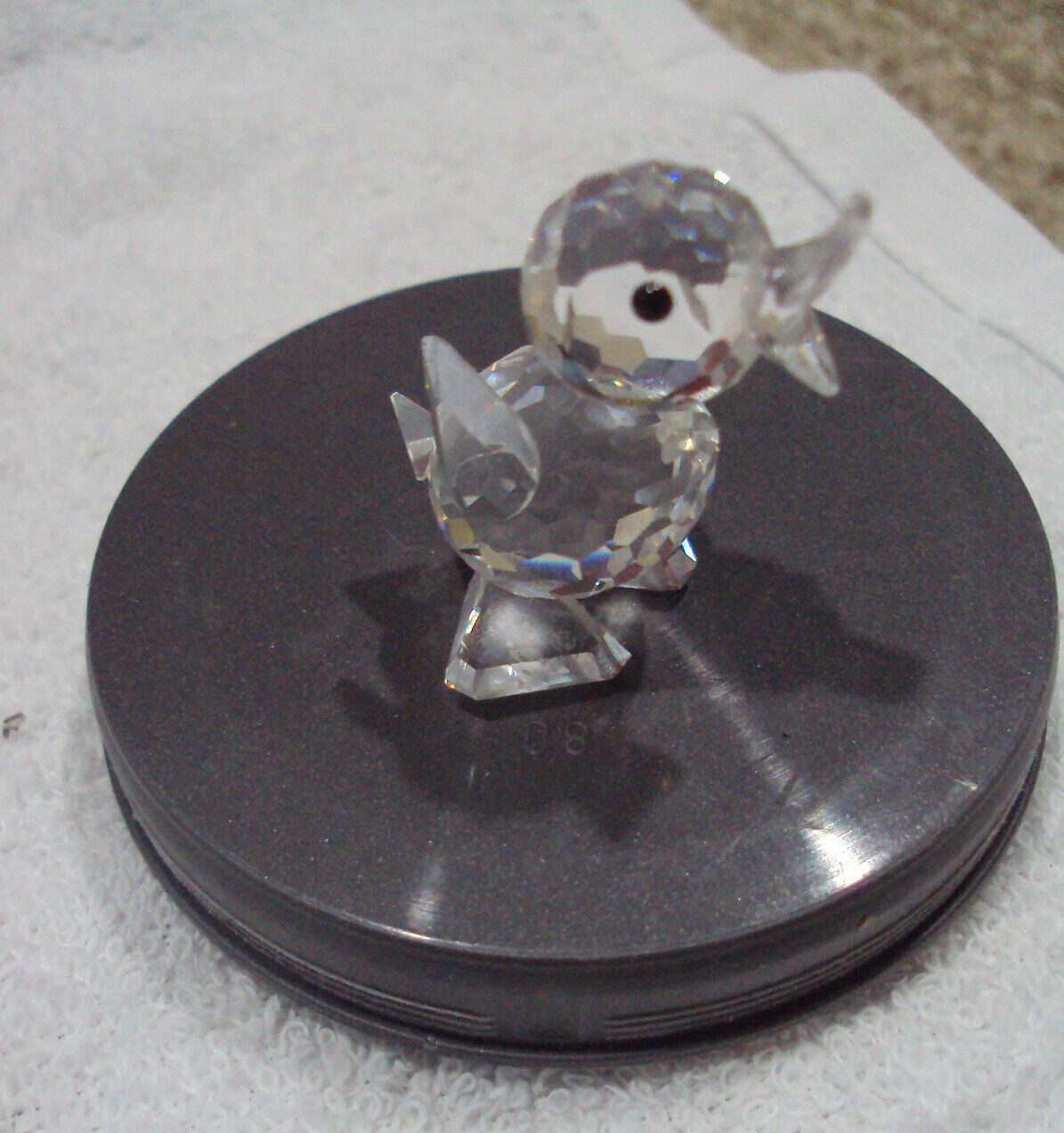 Swarovski Crystal Figurine Mini Quacking Drake Duck w/ Box 7660 NR 040 000