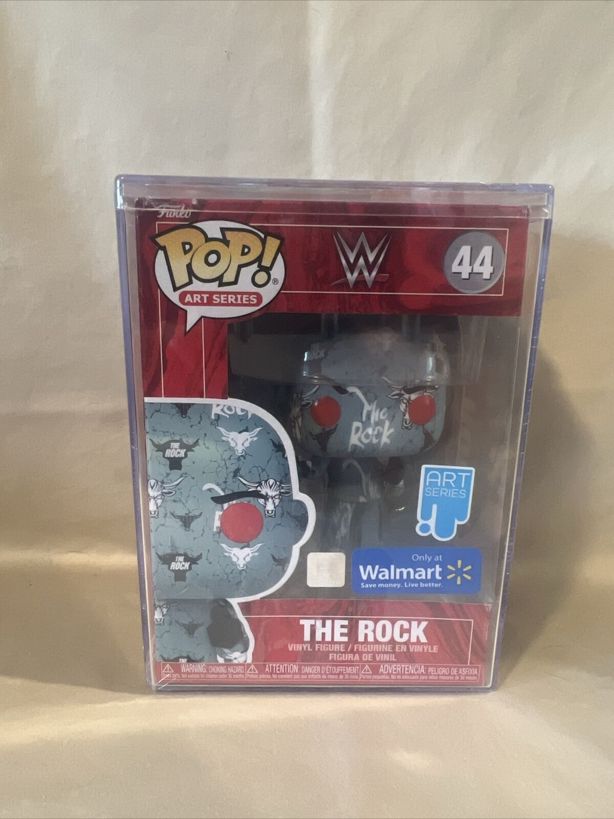 Funko Pop WWE The Rock #44 - Unopened (Art Series Walmart Exclusive)
