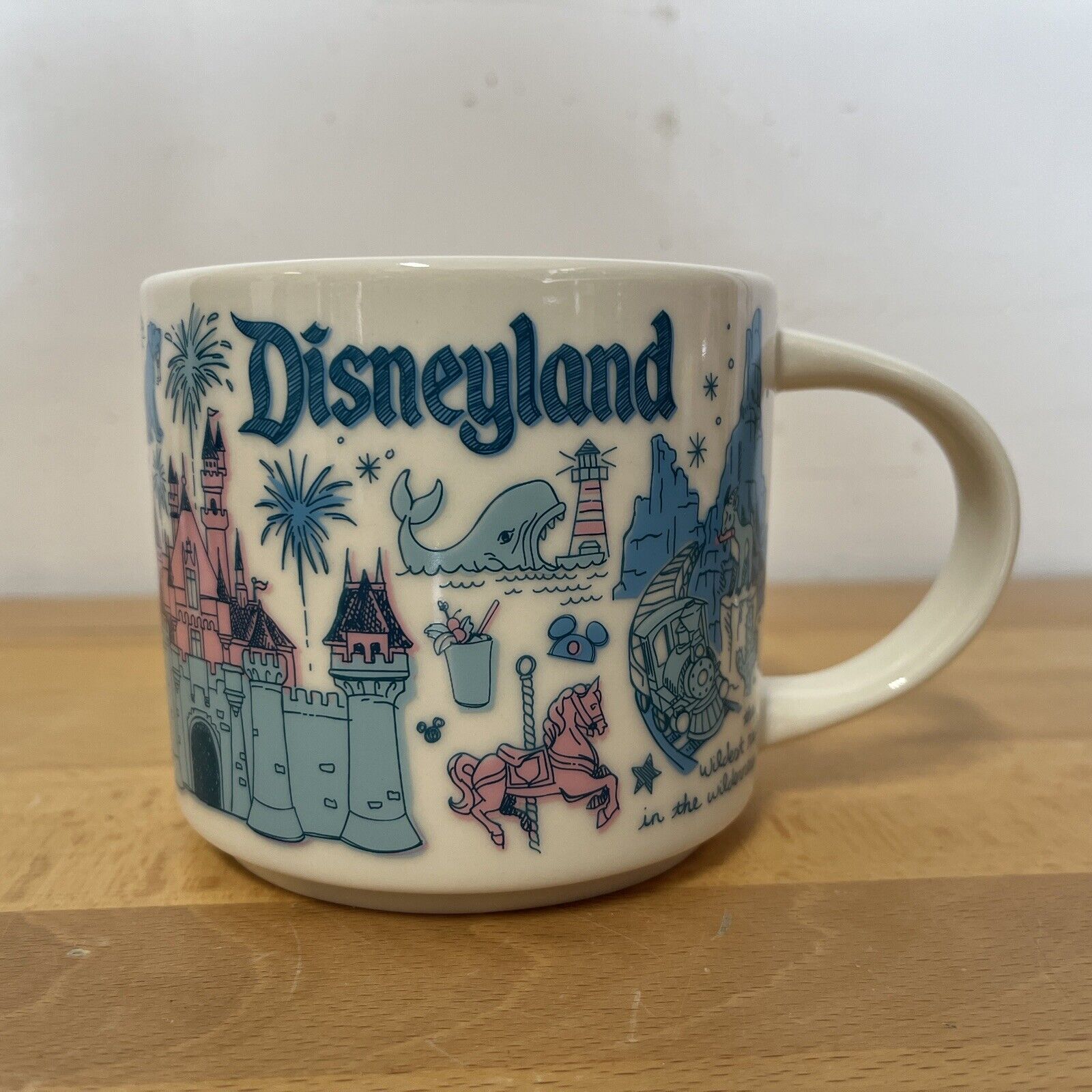 Disneyland Starbucks BEEN THERE Mug Happiest Place On Earth Castle Attractions
