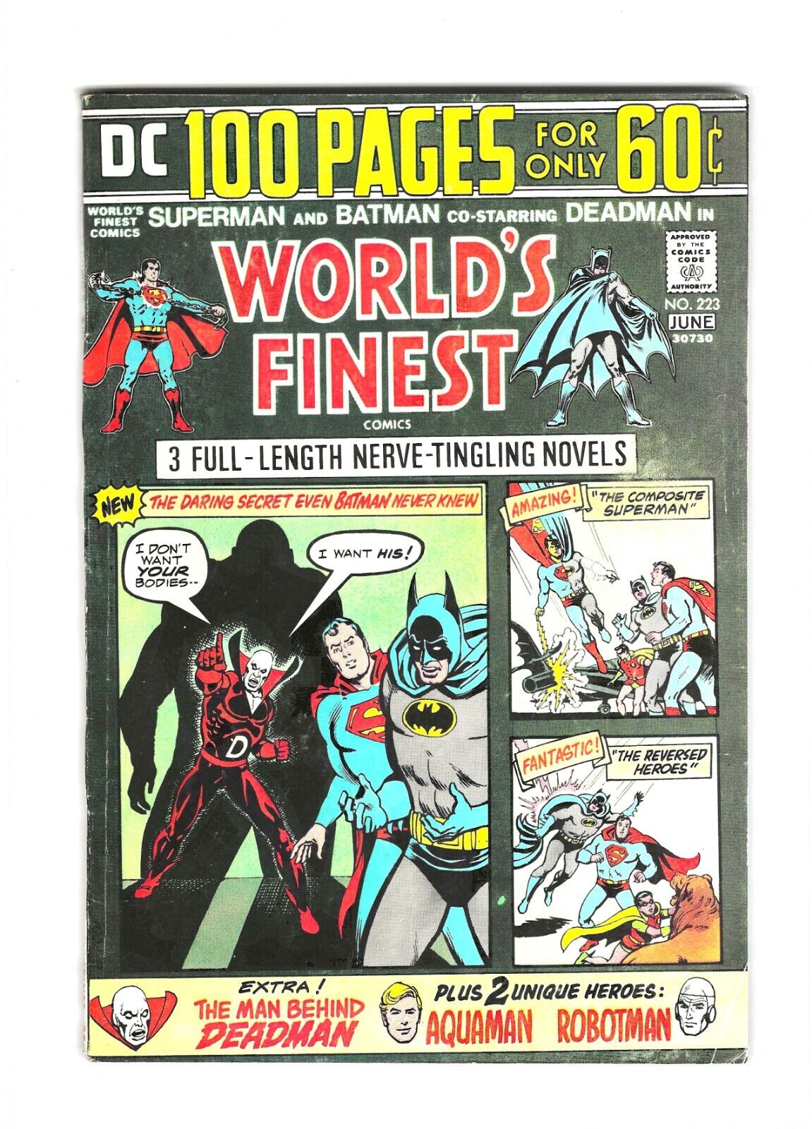 World\'s Finest #223: Dry Cleaned: Pressed: Bagged: Boarded FN-VF 7.0