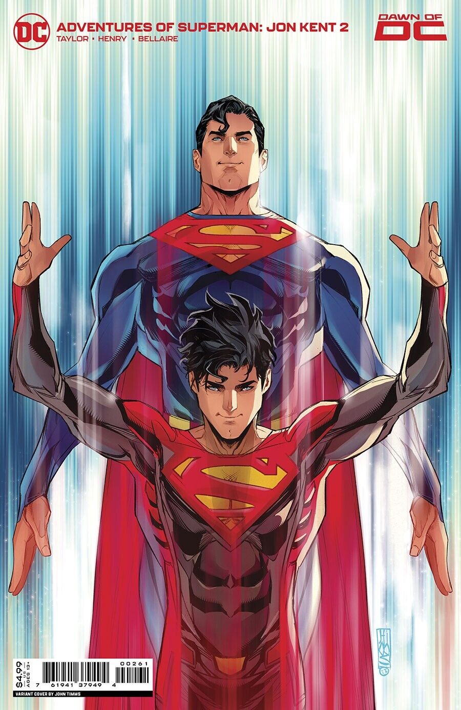 Adventures of Superman: Jon Kent #2 2023 Unread John Timms Variant Cover DC