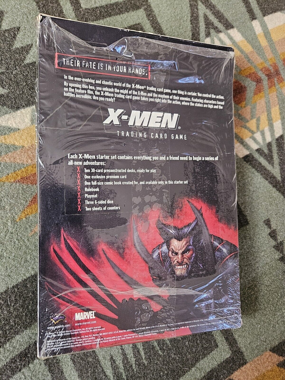 Vintage 2000 X Men Wotc Trading Card Game 2 Player Box Set Marvel Wizards