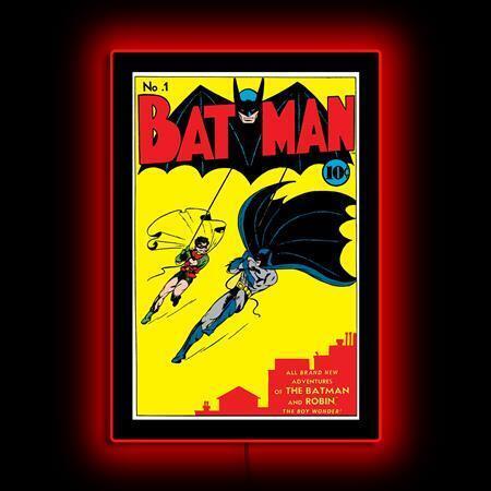 Batman No 1 Mini Poster Plus Led Illuminated  Sign DC Comics