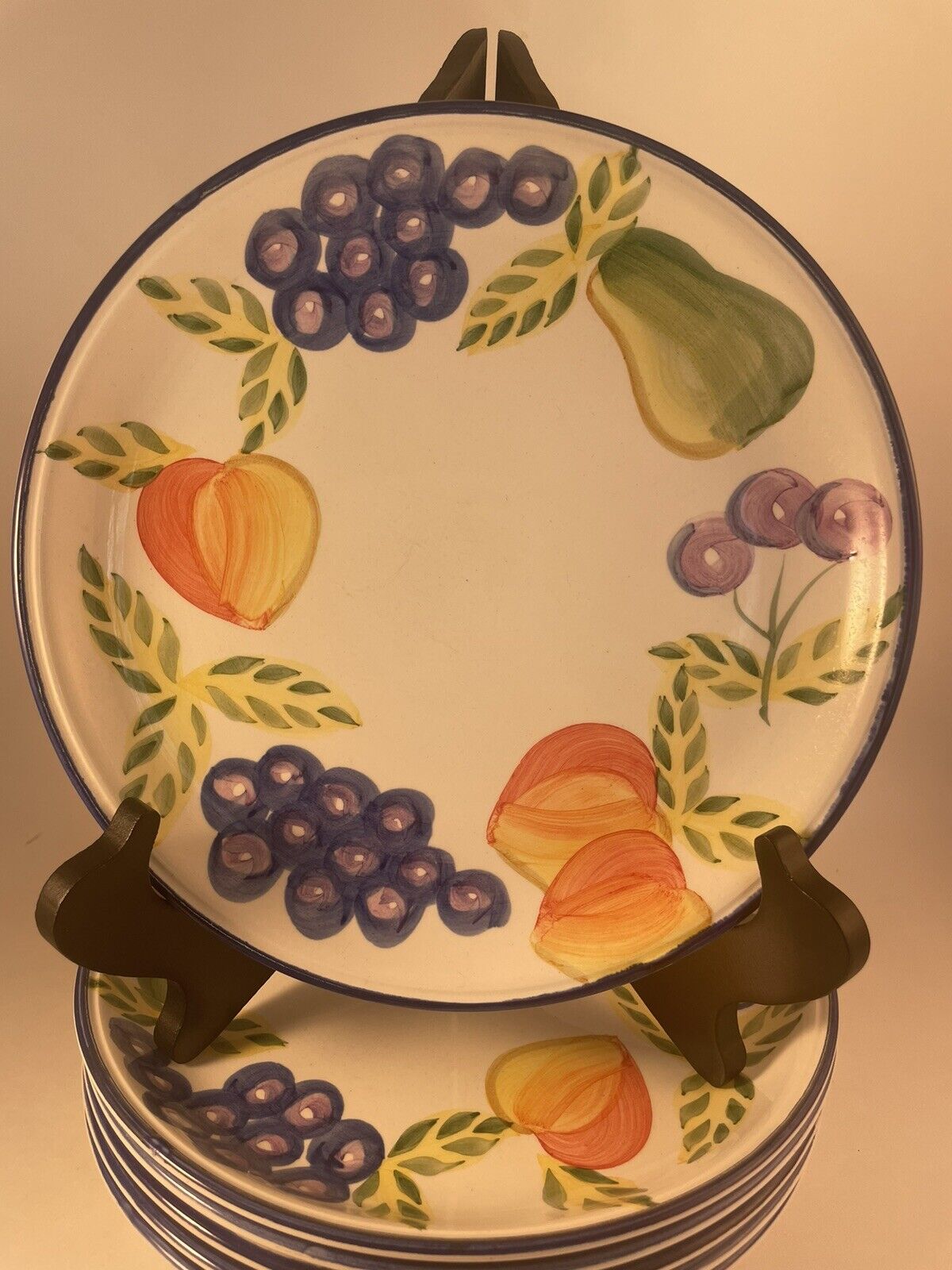 Artist's Touch Orchard Jubilee 6 Salad Plates