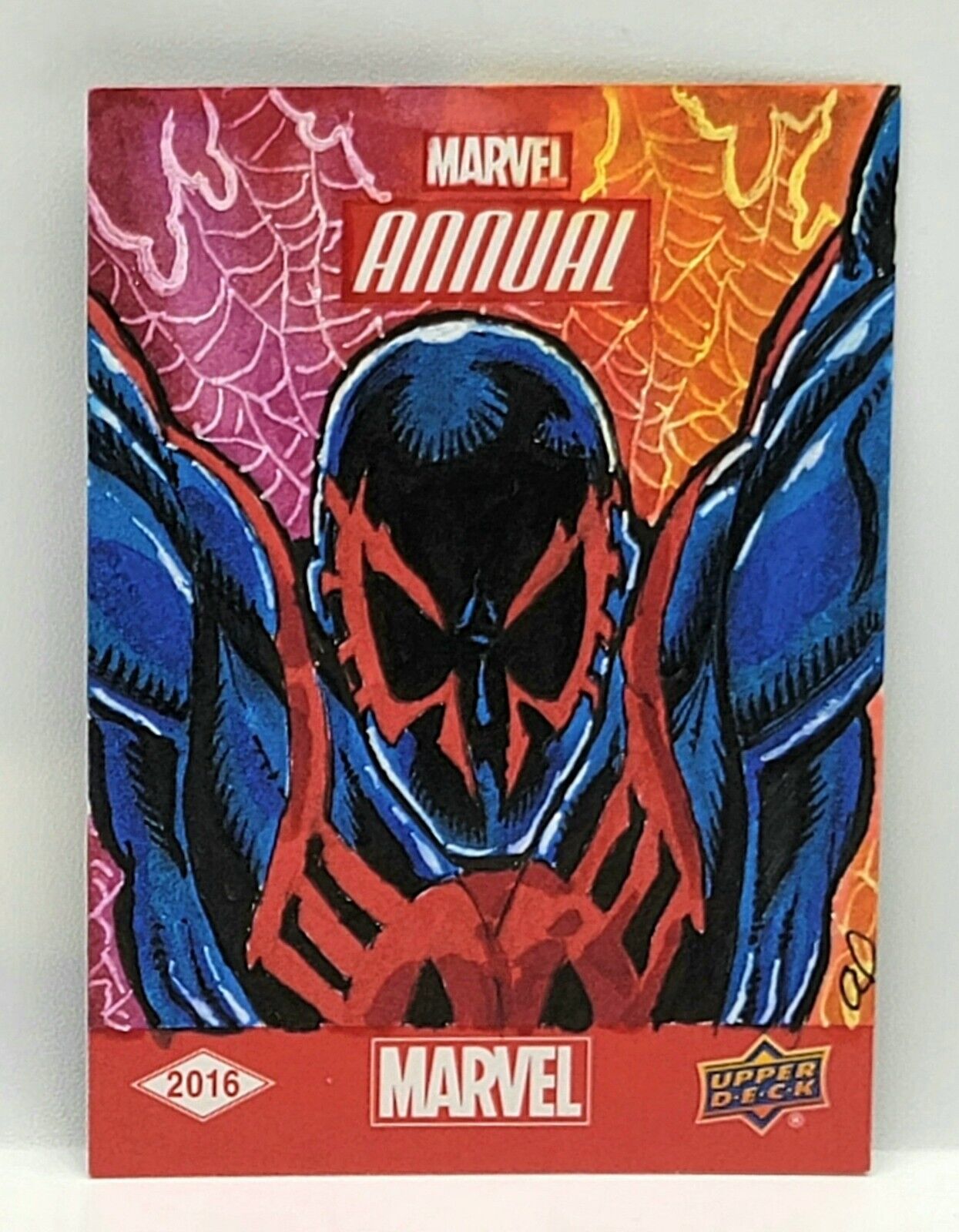 2016 Upper Deck Marvel Annual Sketch Cards Spider-Man 2099 By Alexander Lugo 