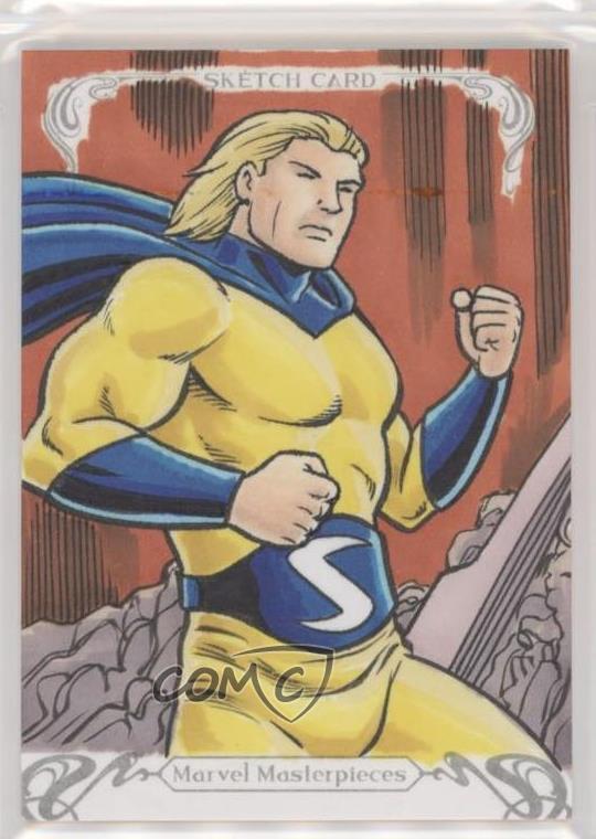 2018 Marvel Masterpieces Sketch Cards 1/1 Brian Fraim Brendon and Auto 0f1g