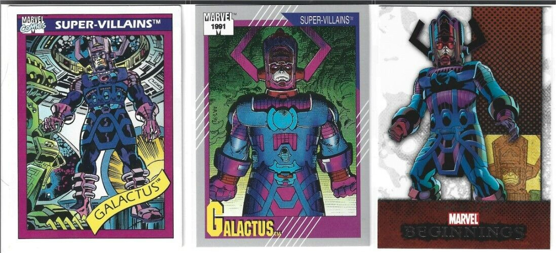GALACTUS (Marvel Comics) IMPEL 1990/1991/ 2012 NEAR MINT NM+ cards SILVER SURFER