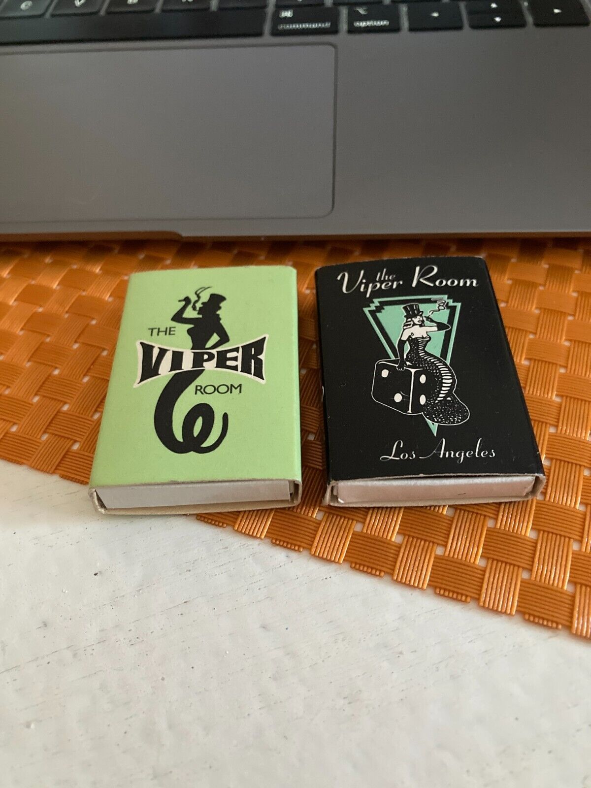 2 Boxes of Original Viper Room Hollywood Matches Matchbox Johnny Depp