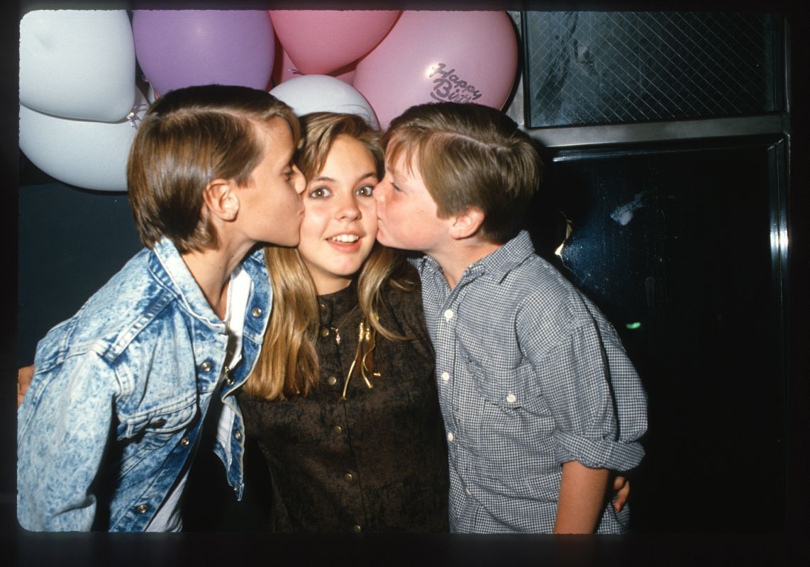 1987 SHALANE MCCALL, JOSHUA HARRIS & OMRI KATZ Kissing Original 35mm Slide