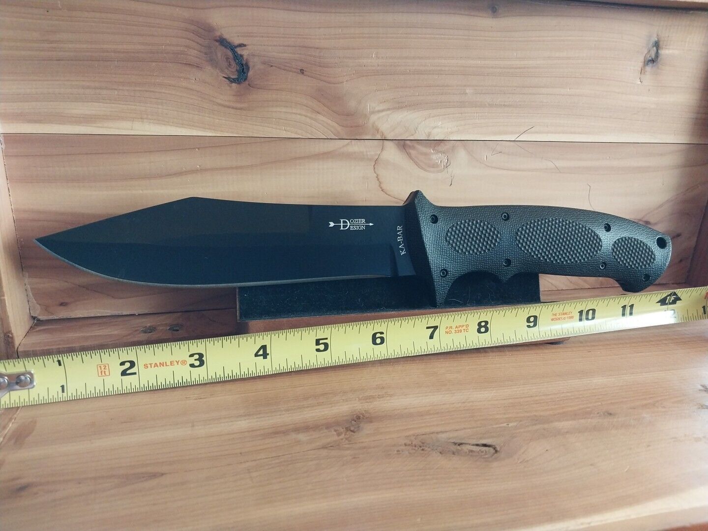 Ka-Bar Bob Dozier Knife Model 1275 Kydex Sheath TekLok 6-1/2\