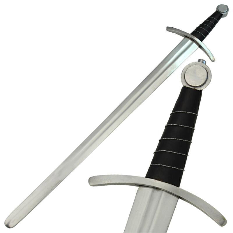 Medieval Broadsword Chivalry Crusader Knights Sword Black Knight Collection