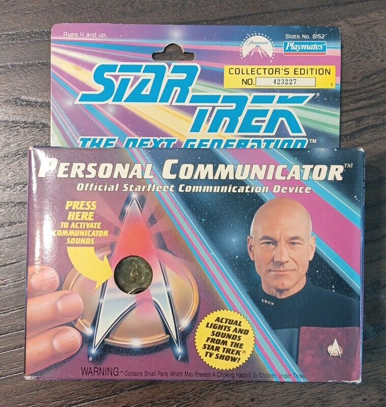 1992 Playmates Star Trek The Next Generation Starfleet Personal Communicator NEW