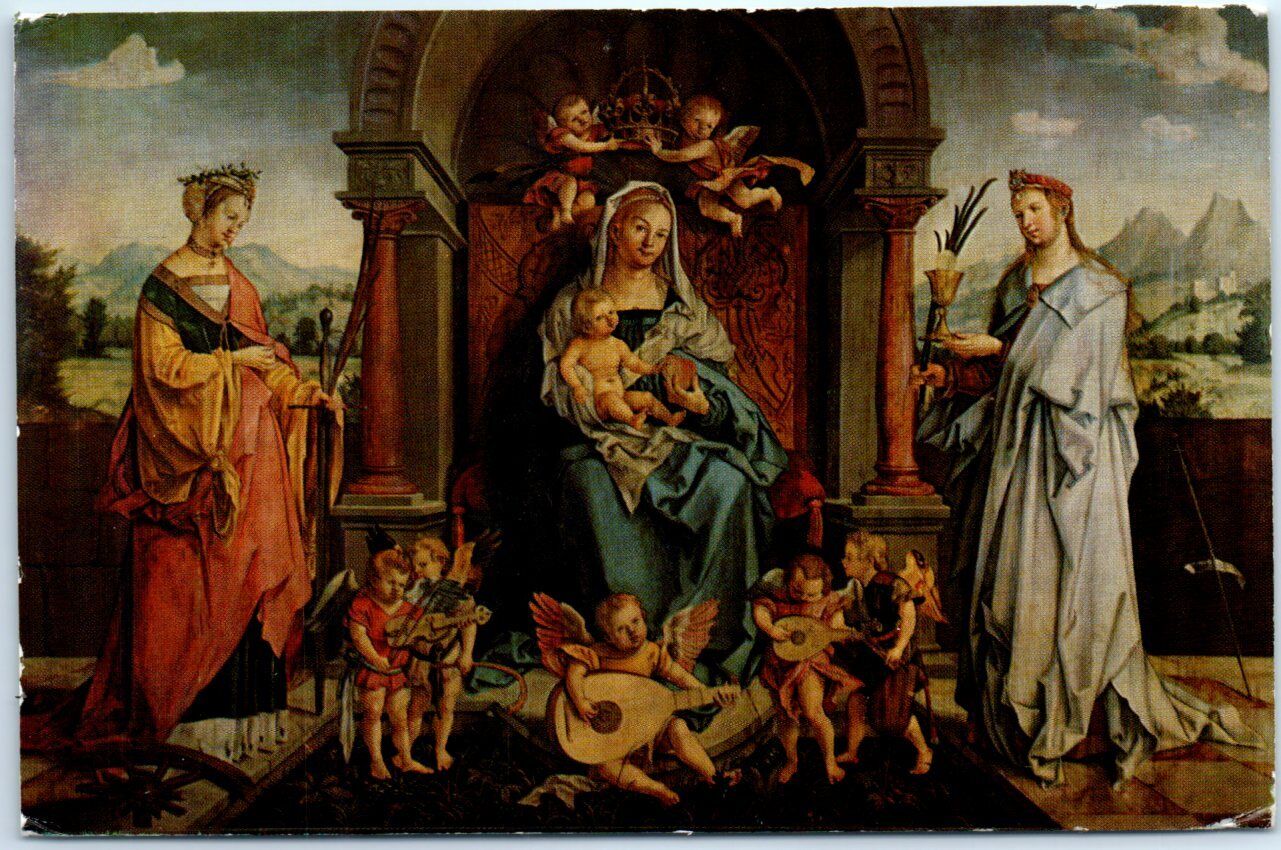 Madonna with the HI. Barbara and Catherine By H. Kulmbach - Nürnberg, Germany