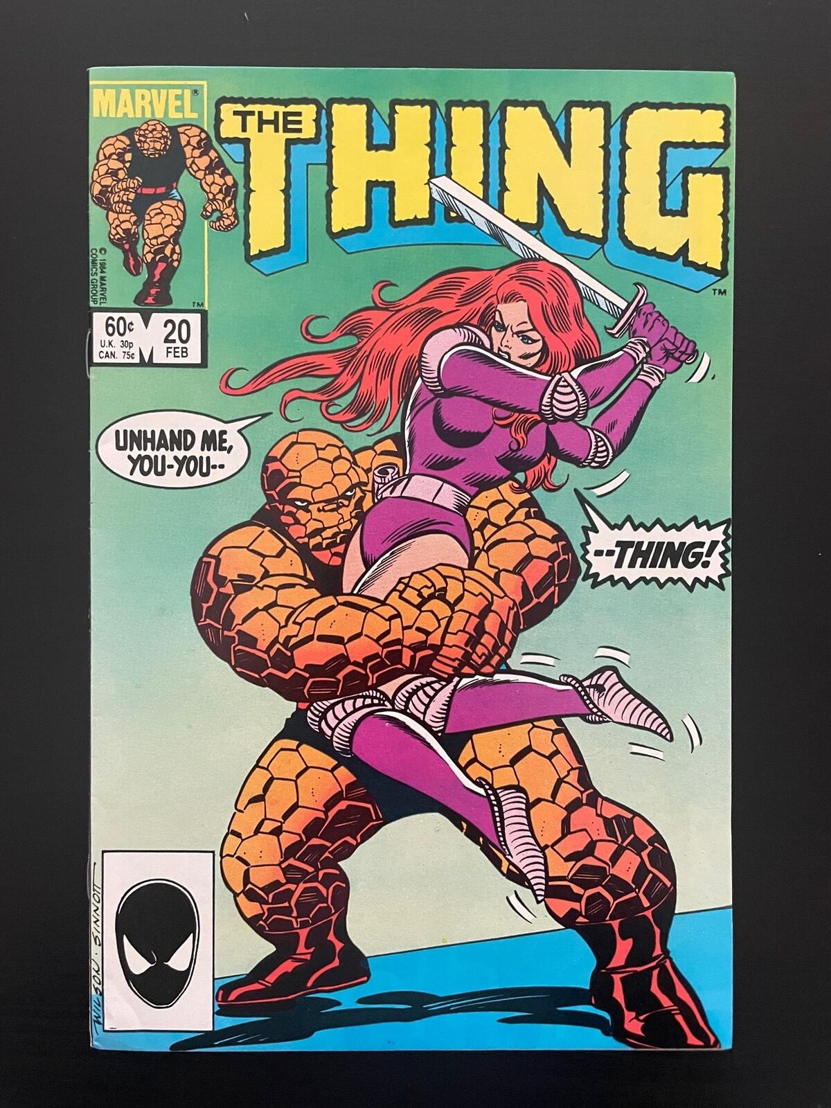 Marvel Comics THE THING No.20 Feb 1985