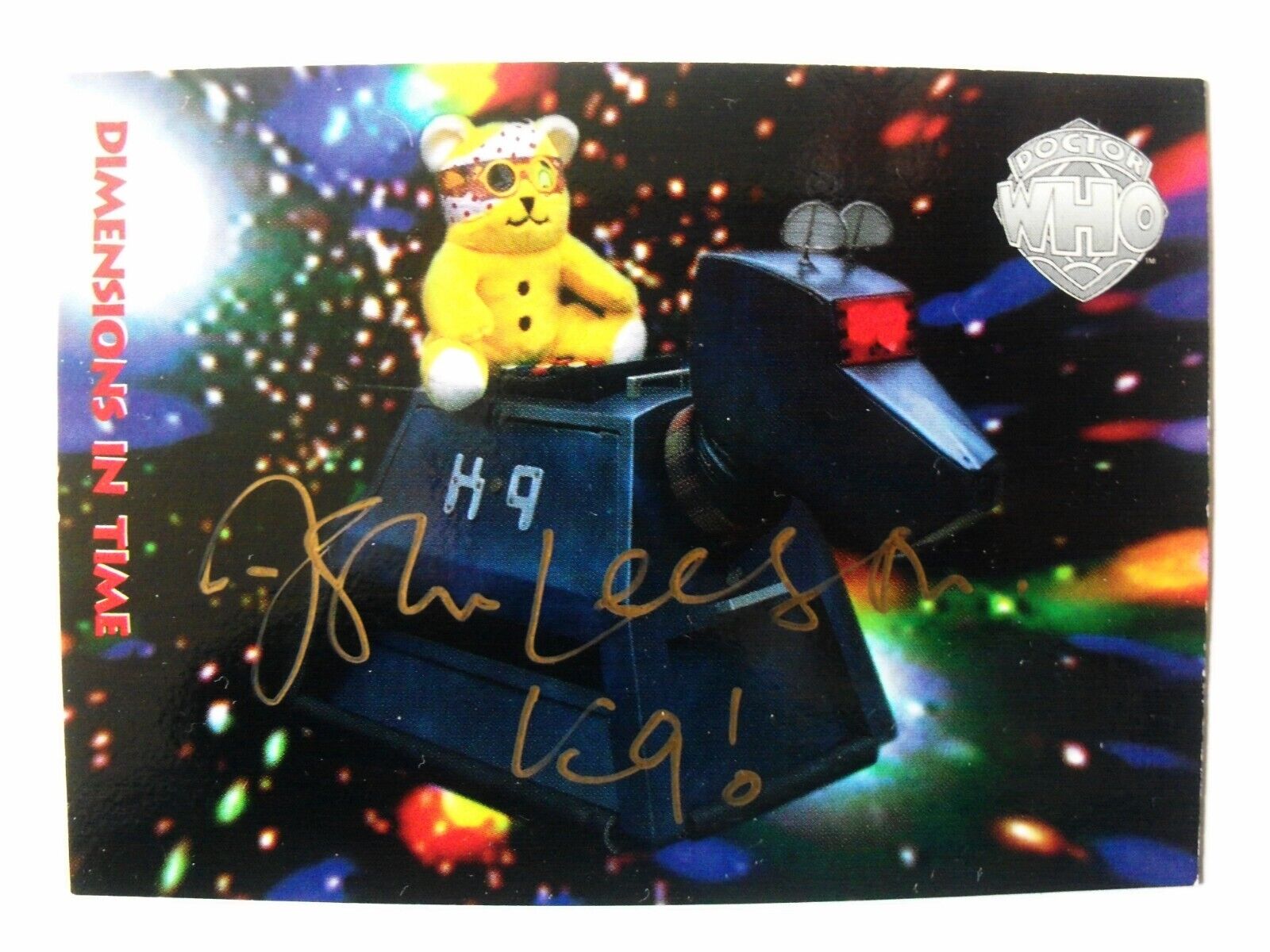 JOHN LEESON 1996 Doctor Who (K-9) Signed Autographed Card #77 (Vintage)