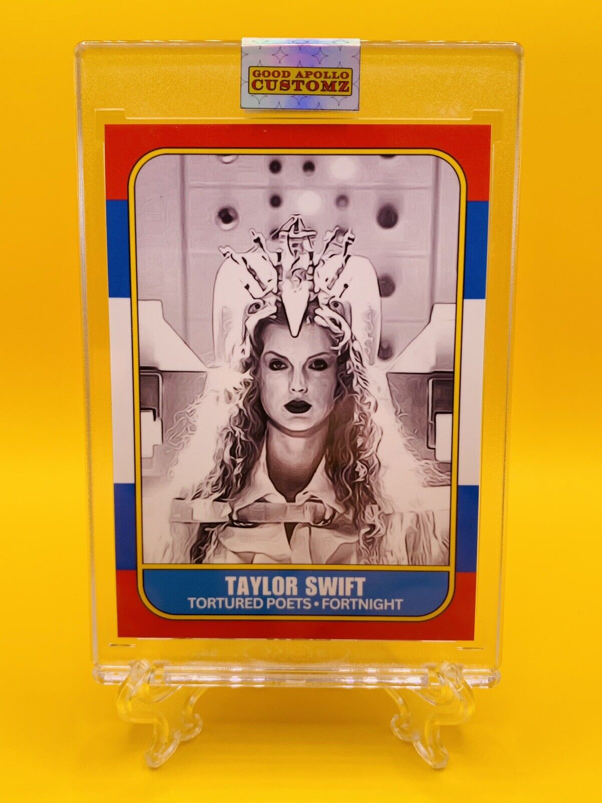 Taylor Swift Retro Trading Card #2 with Stand Included Tortured Poets Fortnight