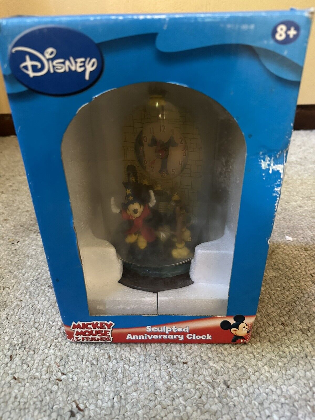 Disney Mickey Mouse & Friends Sculpted Anniversary Clock 