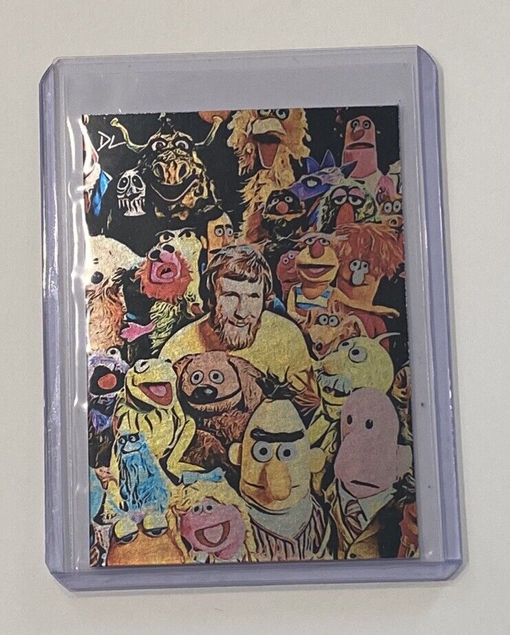Jim Henson Platinum Plated Artist Signed The Muppets Trading Card 1/1