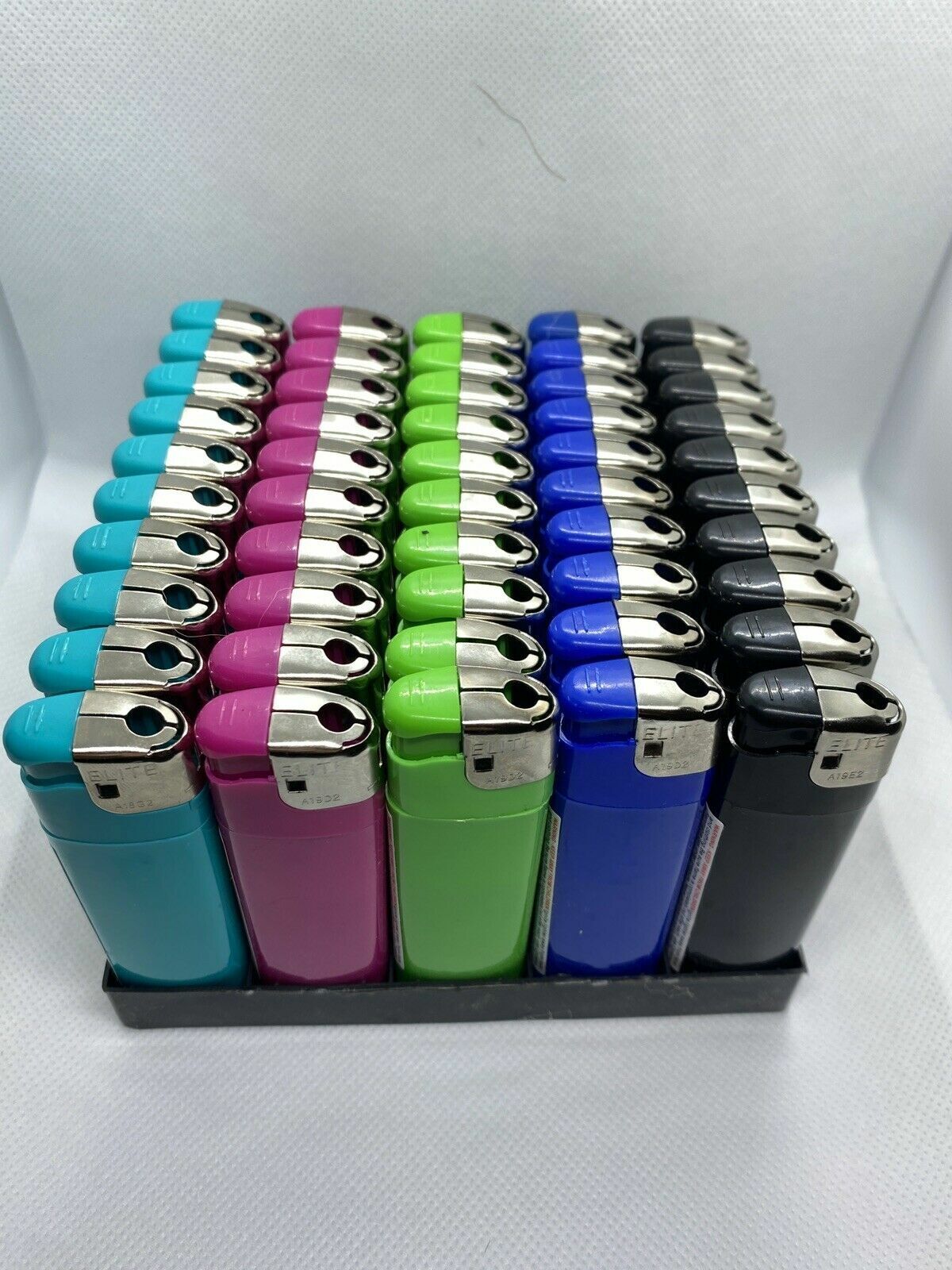 Disposable lighter - 100 Bulk Wholesale Lighters - Assorted Colors Wholesale Lot