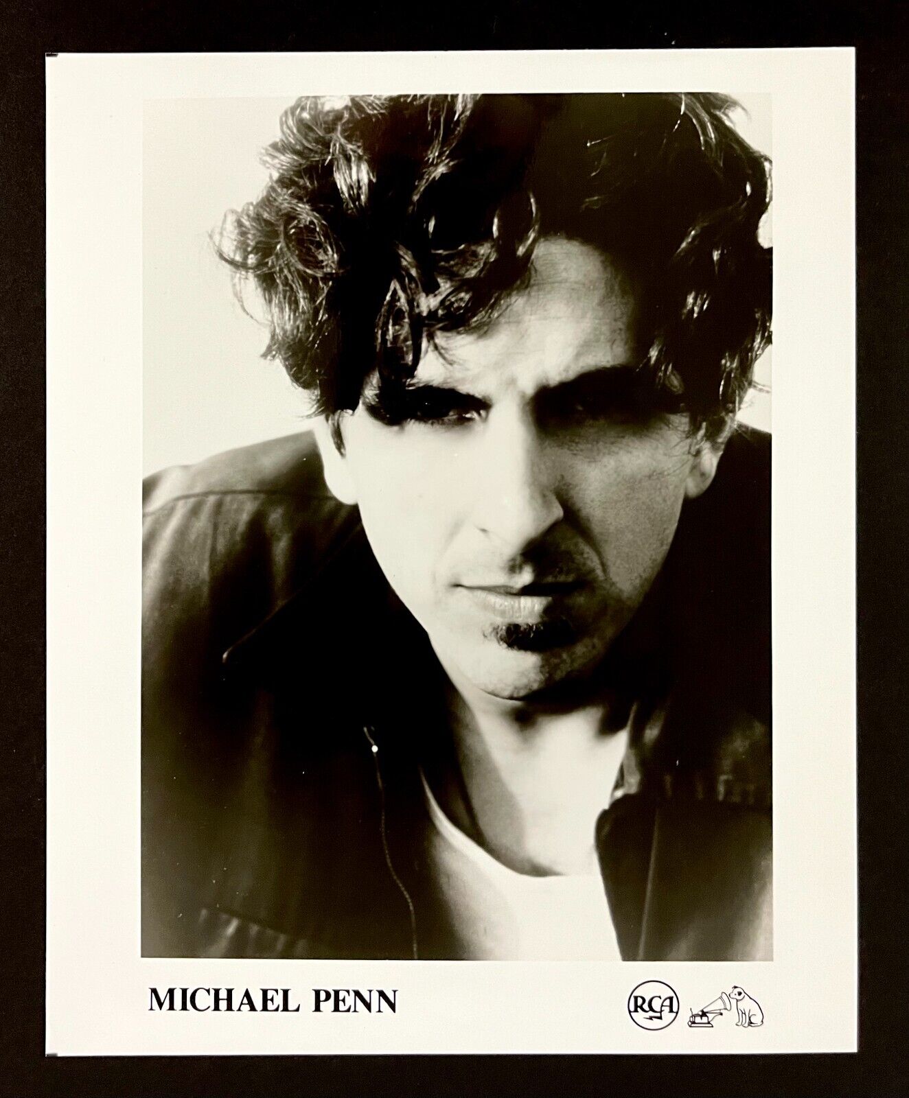 1990s Michael Daniel Penn Vintage Musician Promo Photo RCA Composer No Myth
