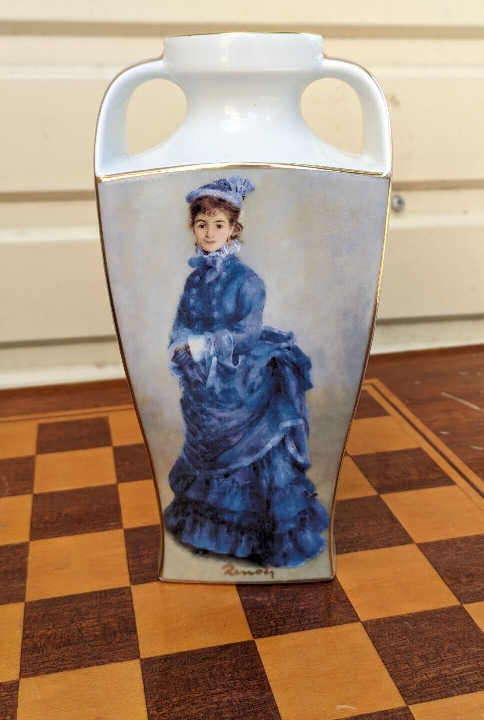 Artis Orbis Goebel Vase Femmeen Bleu Limited Edition