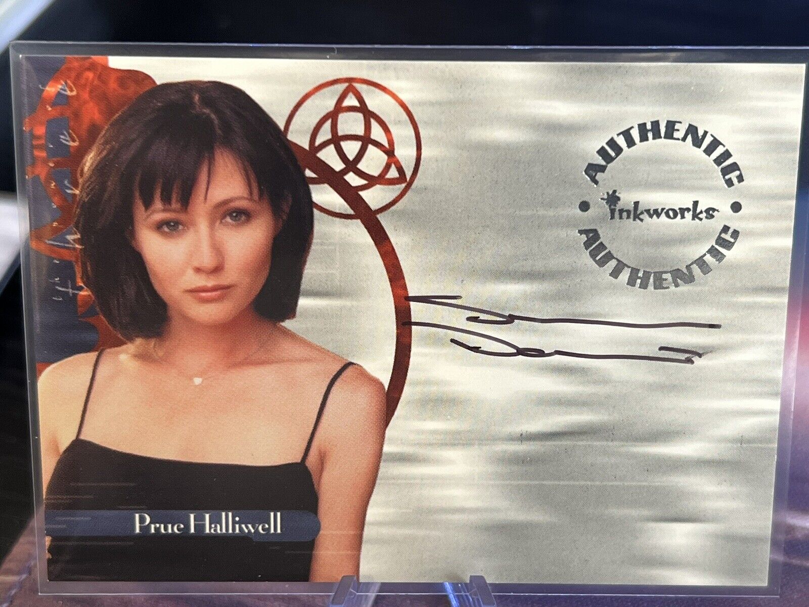 Charmed Season 1 Autograph Card A1 Shannen Doherty as Prue + R1 Redemption Card