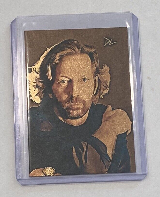 Eric Clapton Gold Plated Limited Artist Signed “Rock Icon” Trading Card 1/1