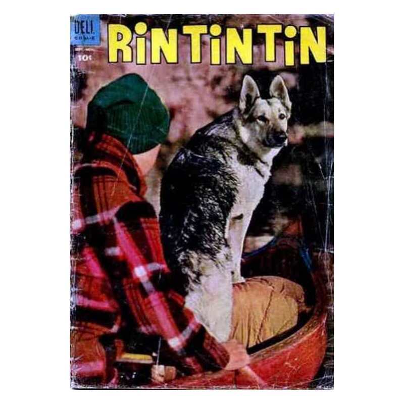 Rin Tin Tin #6 in Fine minus condition. Dell comics [m]