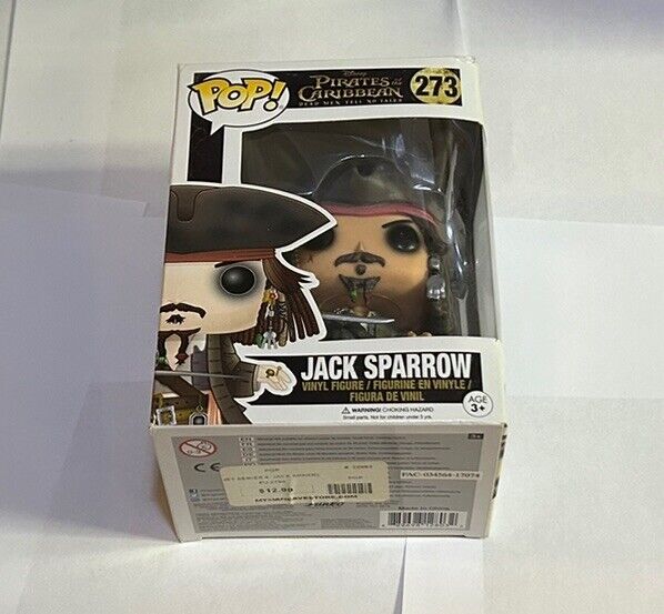 Funko Pop Jack Sparrow #273 Pirates of the Caribbean Johnny Depp RARE Vaulted