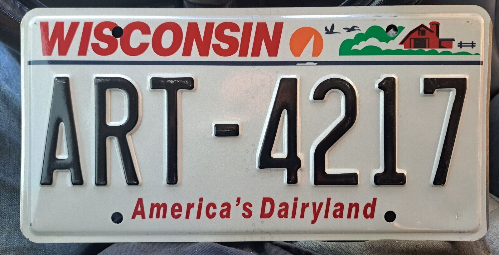🔆 Vintage Wisconsin License Plate \