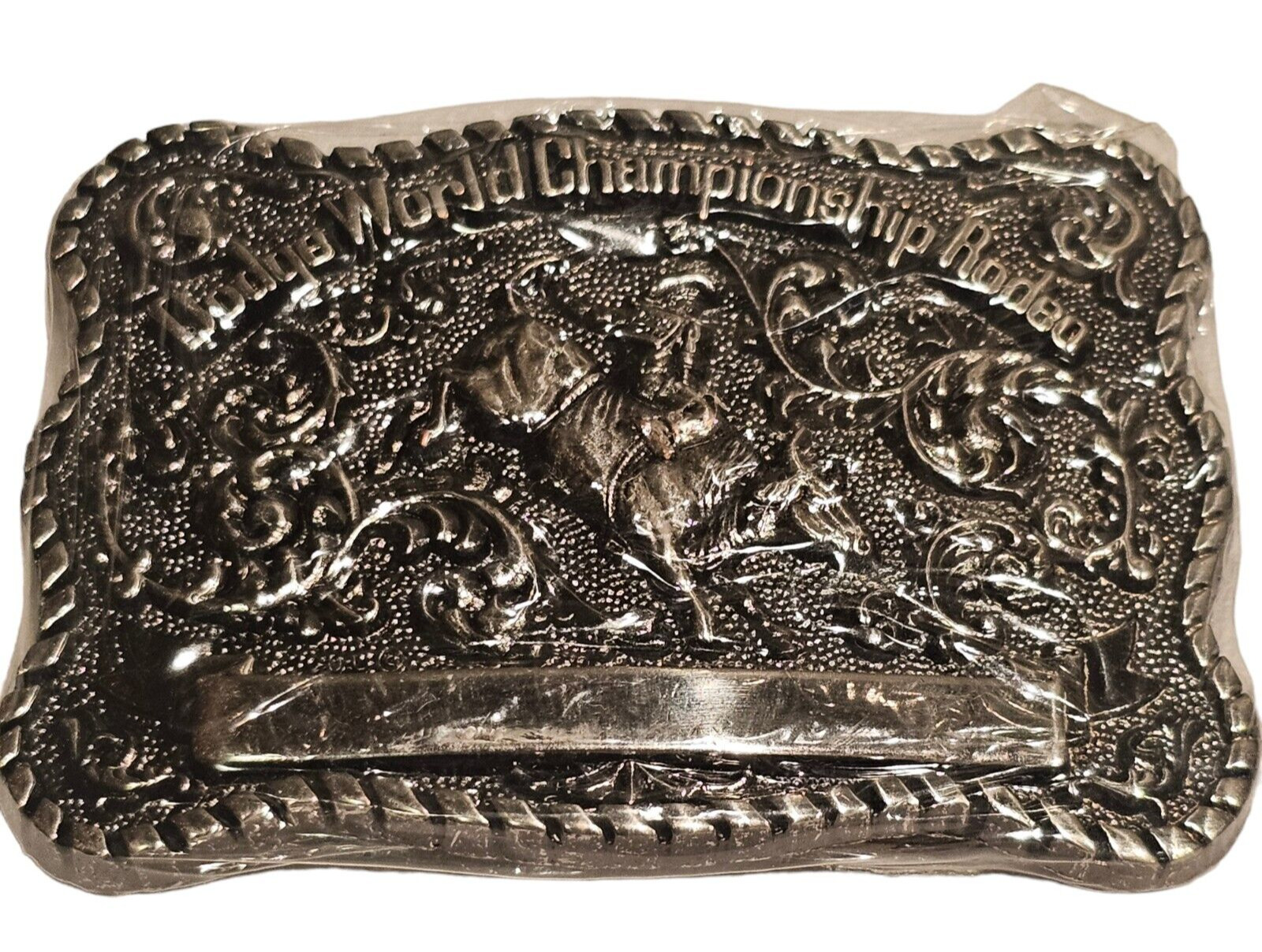 Dodge World Championship Rodeo Trophy Belt Buckle - Award Design Medals - NOS