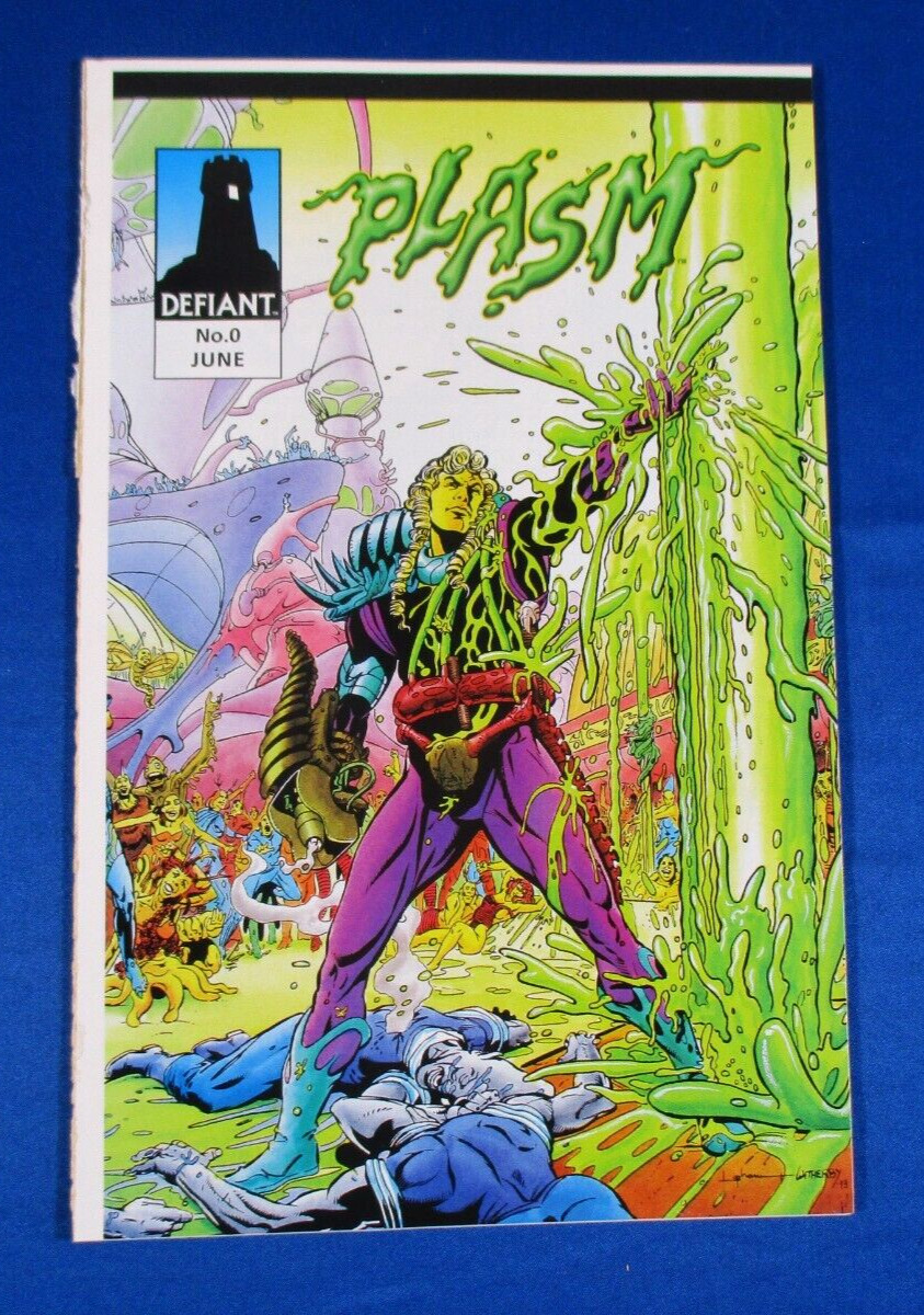 Plasm #0 Defiant Comics Promo Pull Out Comic Book David Lapham Cover Art 1993