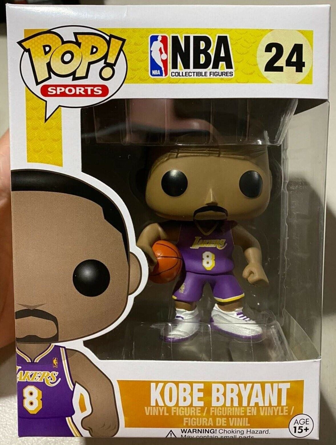 Funko Pop NBA Los Angeles Lakers Kobe Bryant #24 Purple Jersey #8