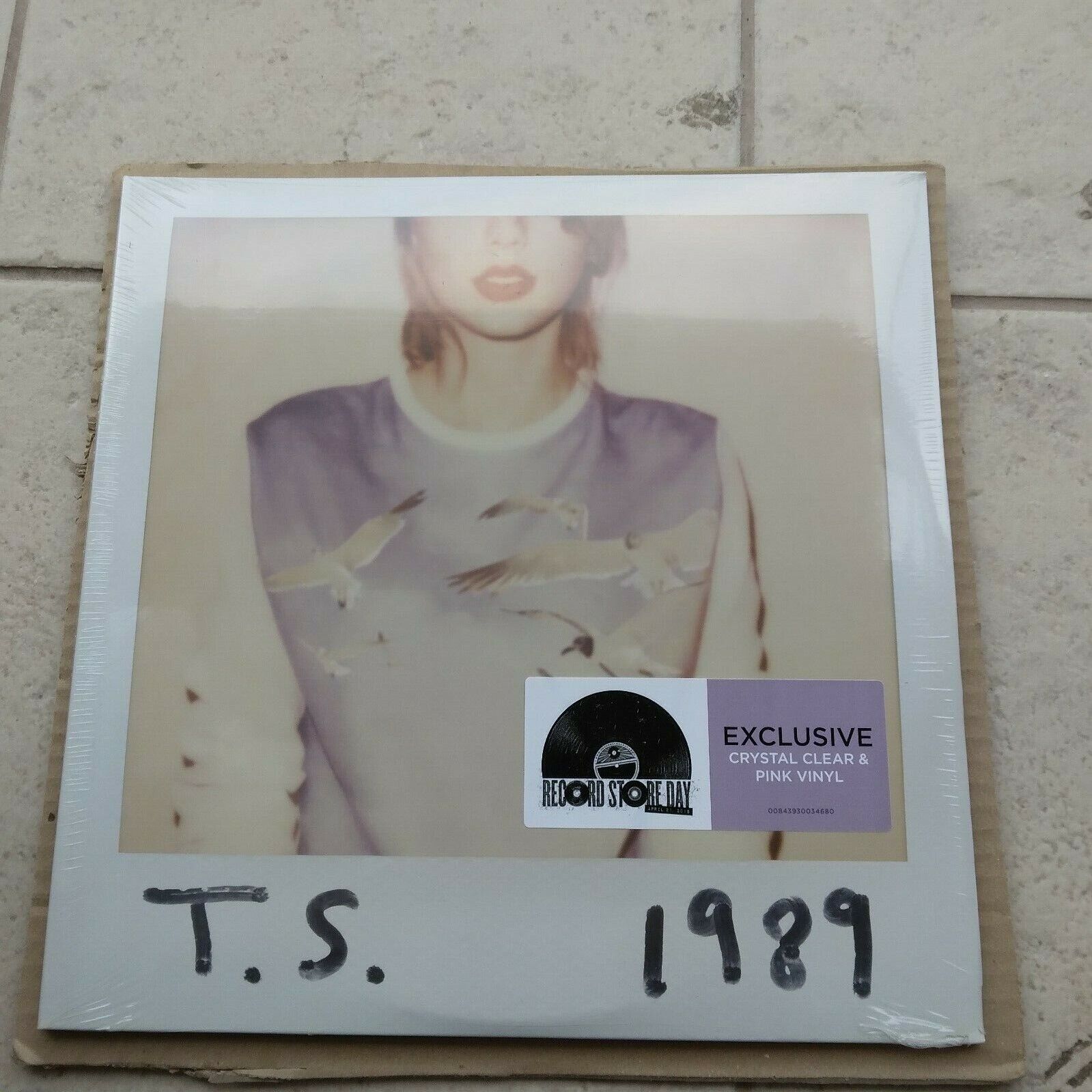 TAYLOR SWIFT-1989,LP RECORD STORE DAY,CRYSTAL CLEAR &PINK VINYL,NEW SEALED,RARE