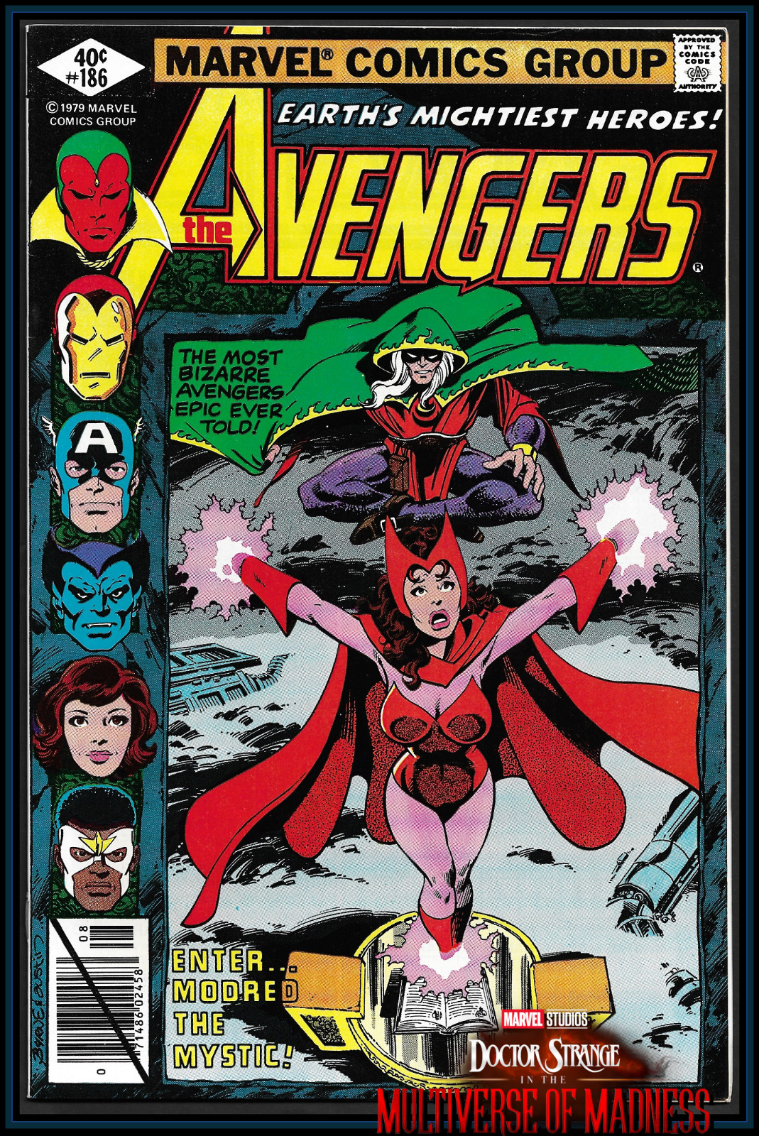 AVENGERS #186 (1979) 1ST CHTHON SCARLET WITCH MULTIVERSE OF MADNESS KEY 9.4 NM
