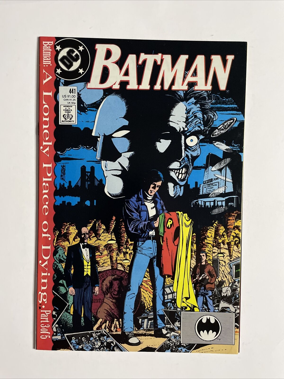 Batman #441 (Nov 1989, DC) 9.0 NM High Grade Comic Book Tim Drake As Robin